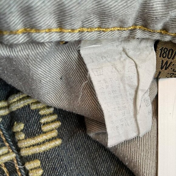 G-Star Raw Mens Jeans 38 Medium Wash Denim Straight Fit Embroidered Back 33-01SE - Picture 9 of 14